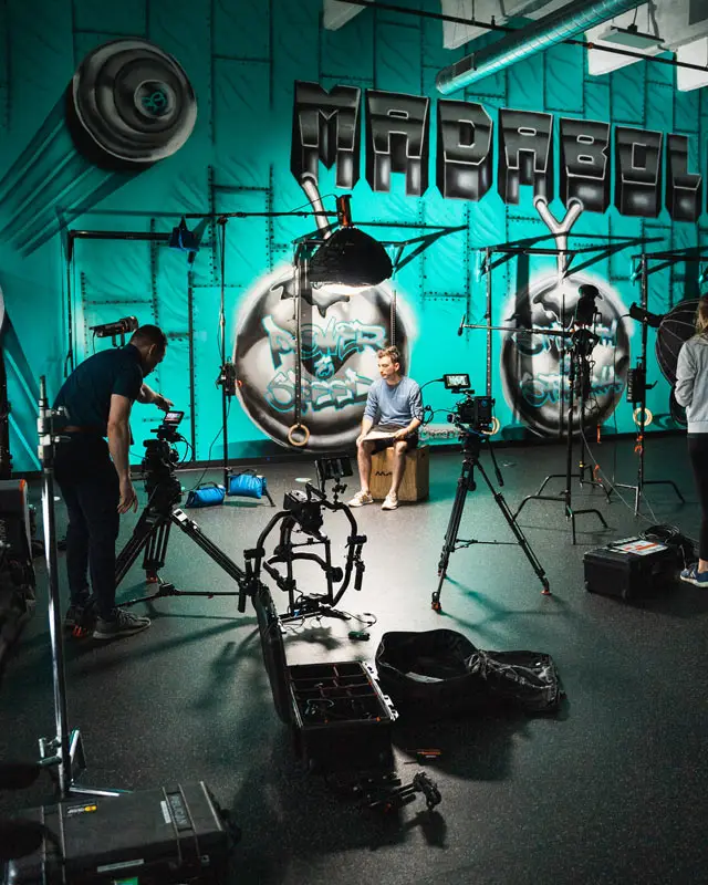 Madabolic video production set
