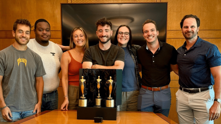 Forge Apollo team posing with their 2024 Telly awards