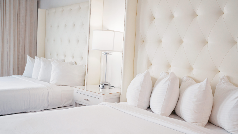 Hotel room image used for hotel PPC ads